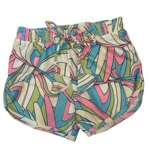 NEW PLANET SEA girl's good vibes shorts in multi